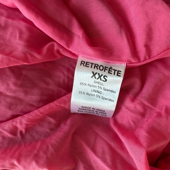 RETROFETE Rialta Candy Pink Sequin Long Sleeve Maxi Dress - XXS - with tags - Picture 14 of 14